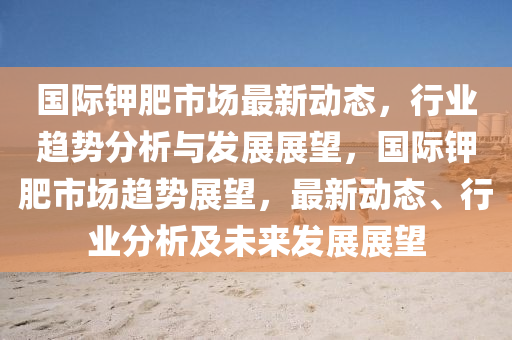 國際鉀肥市場最新動態(tài)，行業(yè)趨勢分析與發(fā)展展望，國際鉀肥市場趨勢展望，最新動態(tài)、行業(yè)分析及未來發(fā)展展望金華市寶吉環(huán)境技術有限公司