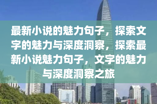 最新小說(shuō)的魅力句子，探索文字的魅力與深度洞察，探索最新小說(shuō)魅力句子，文字的魅力與深度洞察之旅金華市寶吉環(huán)境技術(shù)有限公司