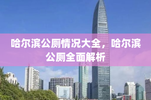 哈爾金華市寶吉環(huán)境技術有限公司濱公廁情況大全，哈爾濱公廁全面解析